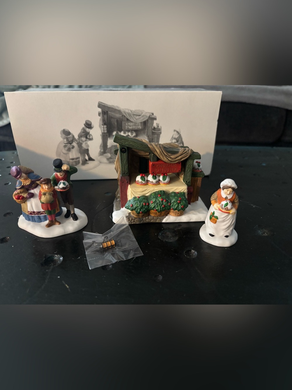 Department 56 Heritage Village Collection- ‘Christmas Pudding CosterMonger’